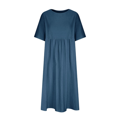Summer Linen Maxi Dress – 10 Colors, Effortless Style