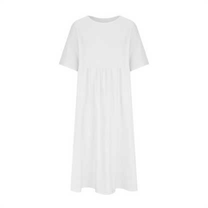Summer Linen Maxi Dress – 10 Colors, Effortless Style