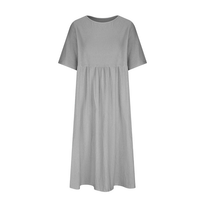 Summer Linen Maxi Dress – 10 Colors, Effortless Style