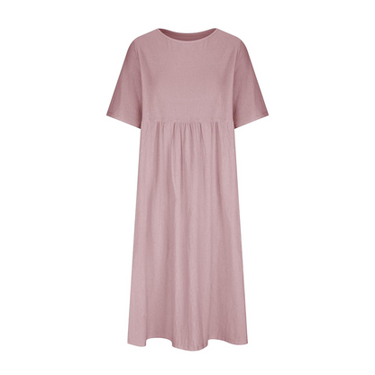 Summer Linen Maxi Dress – 10 Colors, Effortless Style