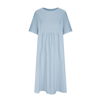 Summer Linen Maxi Dress – 10 Colors, Effortless Style